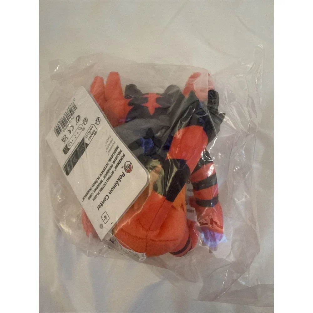 POKEMON Incineroar Sitting Cuties Plush 7 In Red Pokemon Center NWT